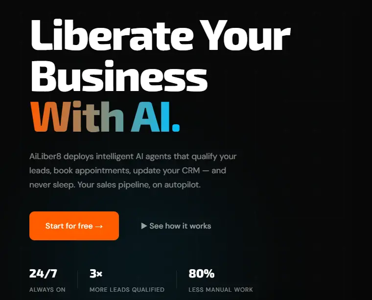 AiLiber8 intelligent agent platform for businesses